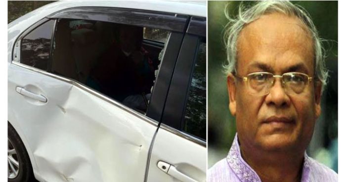 অল্পের জন্য রক্ষা পেলেন রিজভী