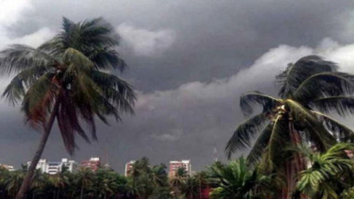 তিন অঞ্চলে ৬০ কি. মি বেগে ঝড় হতে পারে