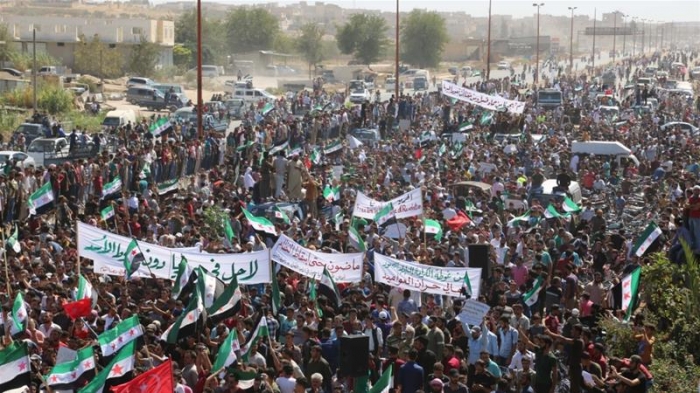 সিরিয়ায় আবারও সরকারবিরোধী বিক্ষোভ শুরু
