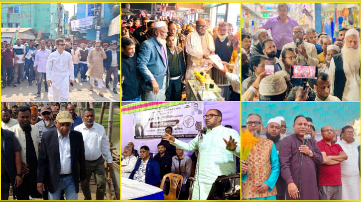ভোটার টানতে বিরামহীন প্রচারণা-প্রতিশ্রুতির ফুলঝুরি প্রার্থীদের