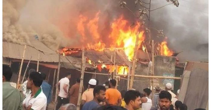 নারায়ণগঞ্জে ভয়াবহ অগ্নিকান্ড