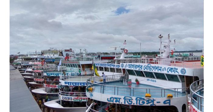 সারাদেশে অভ্যন্তরীণ নৌপথে লঞ্চ চলাচল বন্ধ ঘোষণা