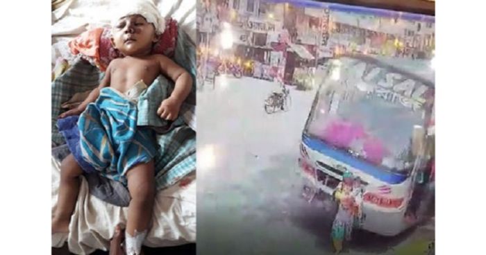 মায়ের কোল থেকে ছিটকে পড়ে  মারা গেল নবজাতক